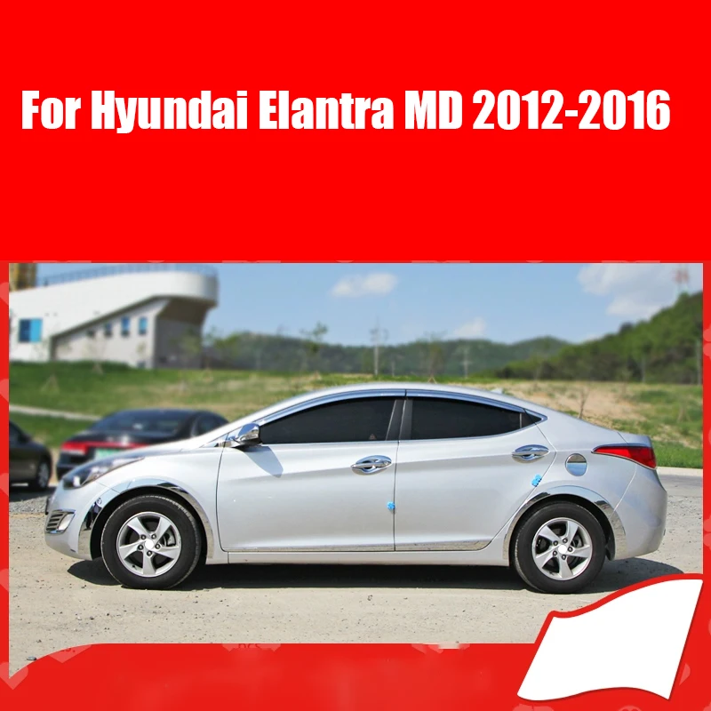 For Hyundai Elantra MD 2012 2013 2014 2015 2016 Car window weather blocking exterior modification parts