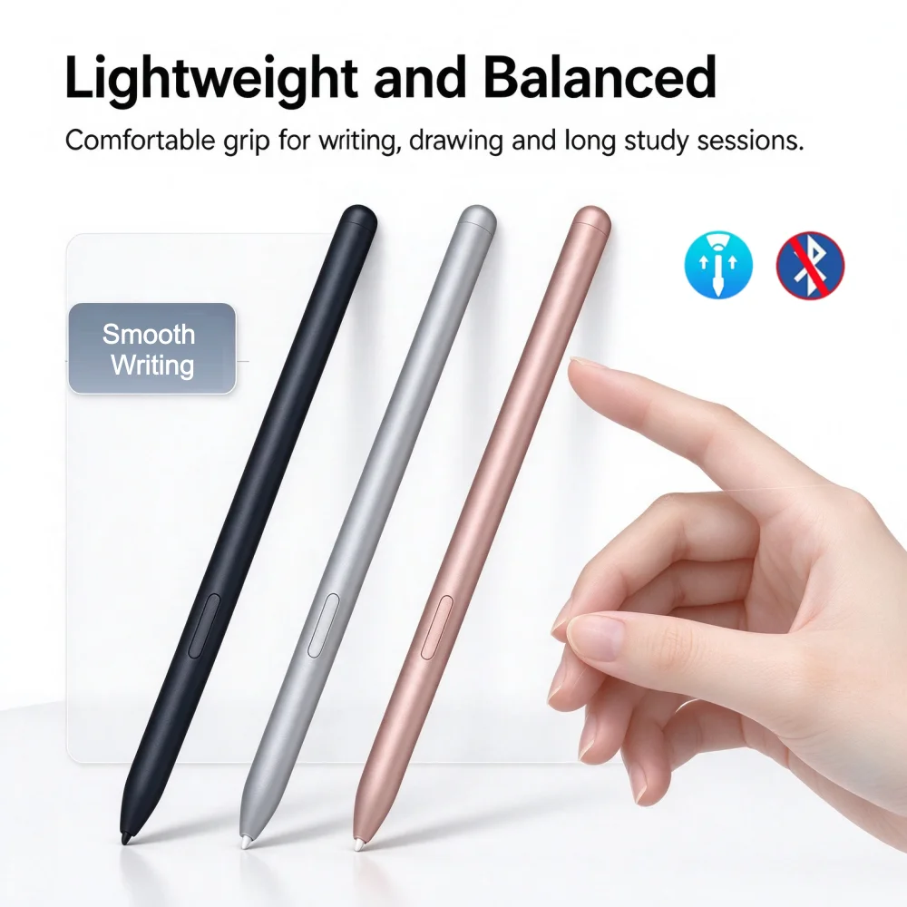 S Pen Stylus Touch Pen For Samsung Galaxy Tab S7 S7 FE 4096 Levels Pressure Sensitivity EMR Drawing Tablet Stylus