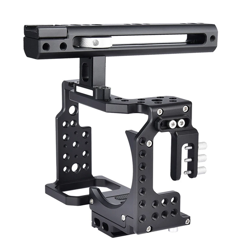 Camera Cage For Sony A7 Series Camera  Cage For 7K, A72, A73, A7S2, A7R3, A7R2, A7X With Hand Grips