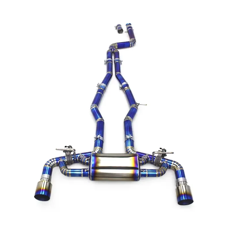 2026 Hot Sale Custom Titanium Factory Price Muffler Exhaust Catback With Valves for A90 3.0T 2020-2023