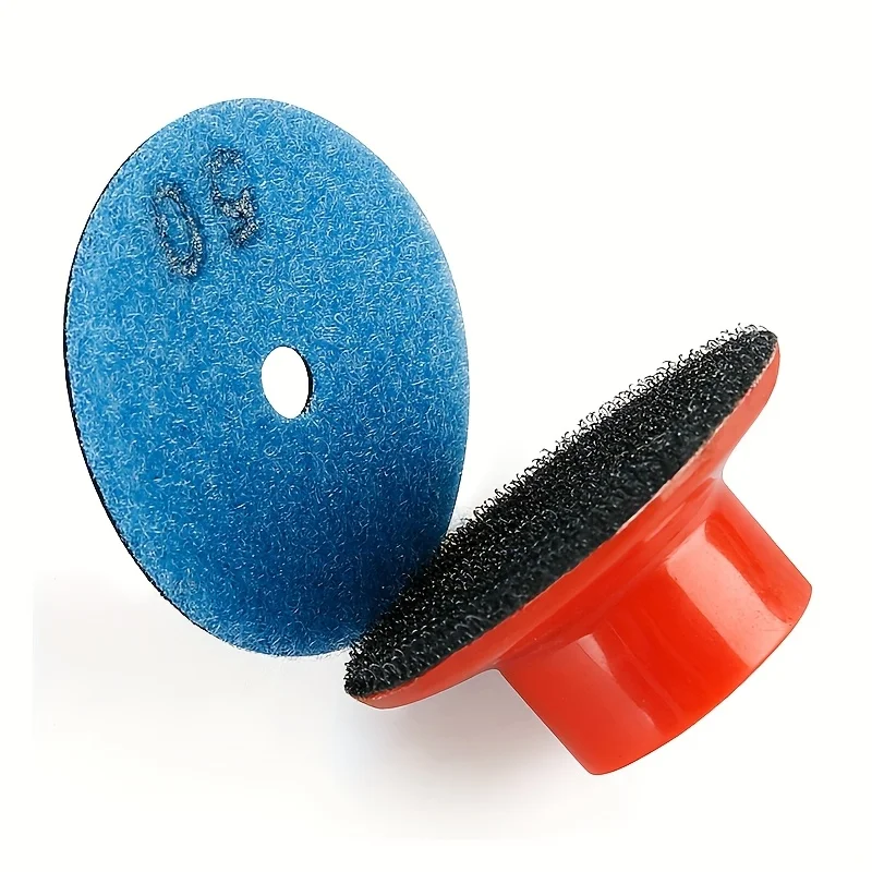 7 قطع من وسادات تلميع الماس مقاس 2 بوصة مع محول M14 - وسادات طحن الحجر الجاف من الدرجة الاحترافية للرخام والجرانيت والتيرازو