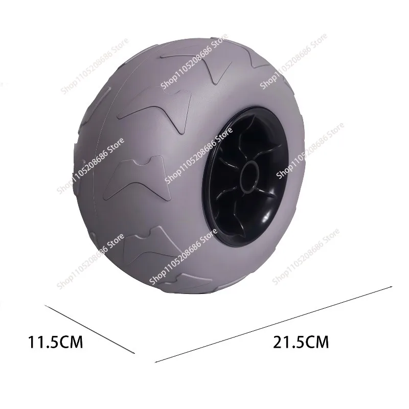 Trolley Wheels Beach For The Beach Trolley PVC Inflatable Beach Wheel 1Pcs 9 Inch Pneumatic Tire PVC Ballon Kayak Trolley