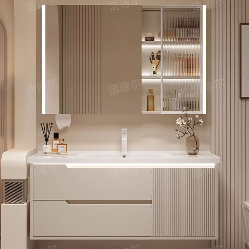 عرض منظم خزانة الحمام رفوف التخزين أقسام المرحاض الفاخرة الحديثة دولاب أدراج Gabinete أثاث الفندق #2