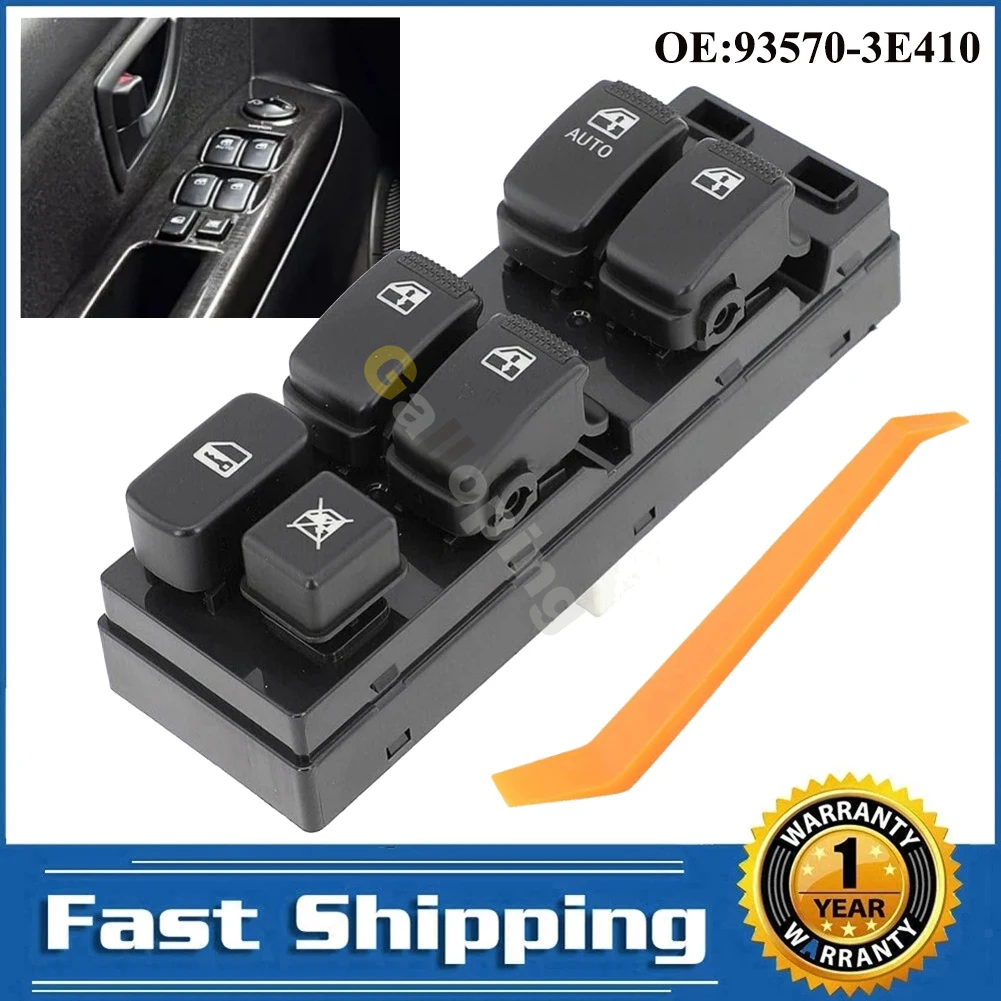 

For 2002-2009 Kia Sorento Master Electric Power Window Control Switch Button Car Accessories 93570-3E410 935703E410
