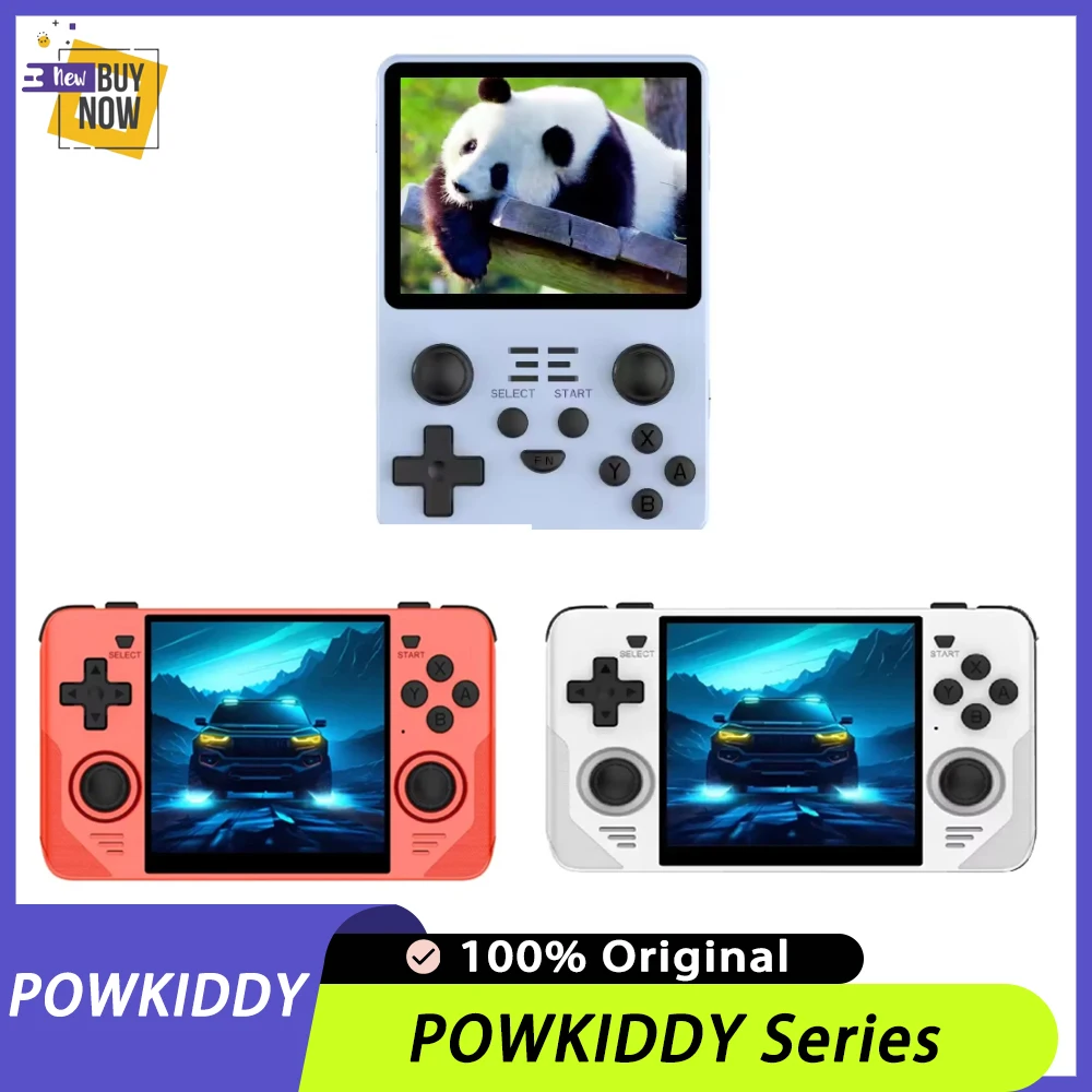 POWKIDDY RGB10MAX3 RGB20S RGB20SX RGB30 Open Source System Retro Handheld Game Console Potable IPS Screen Custom Children Gifts