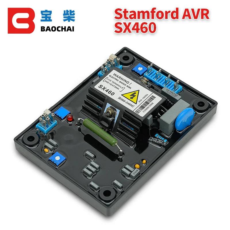 2024 SX460 AVR Generator Automatic Voltage Regulator Stabilizer SX440 AS440 Excitation Control Module Brushless Generator Parts