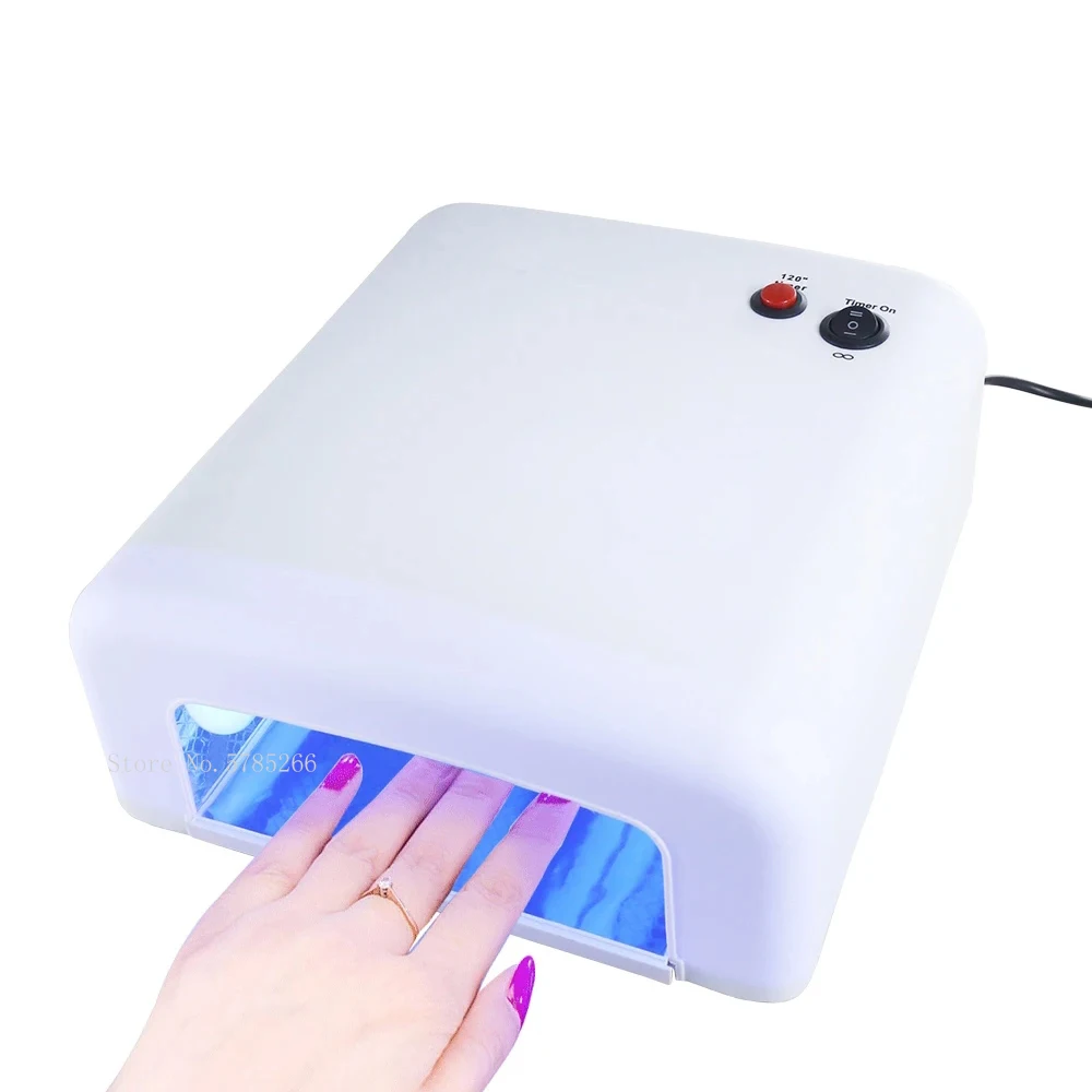 36W Powerful UV Lamp Green Oil Fast Curing Light for Mobile Phone Logic Board CPU NAND Chip Repair Tool Nail Dryer LED Light