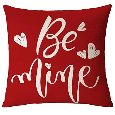 Happy Valentine's Day pillowcase red love hug pillowcase wedding anniversary cushion cover home outdoor sofa