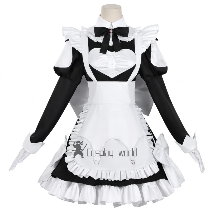 

Костюм для косплея по аниме «Игры в смерть» (Death Games) — наряд горничной Кауагучи Рины, униформа для Хэллоуина и карнавальных вечеринок