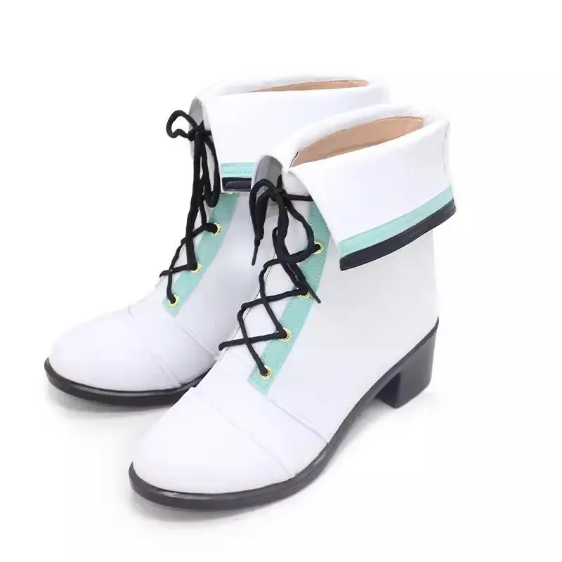 Hinomori Shizuku Women Cosplay Shoes MORE MORE JUMP Costumes Comic PU Boots for Halloween Carnival Party Christmas Customized