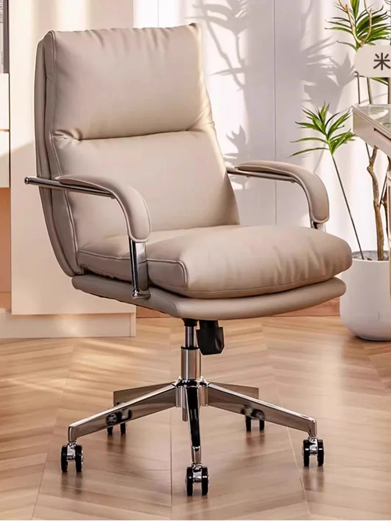 

Simplicity Design Office Chair Leather Computer Boss Bedroom Gaming Chair Vanity Work Silla De Escritorio Office Furniture LVOC