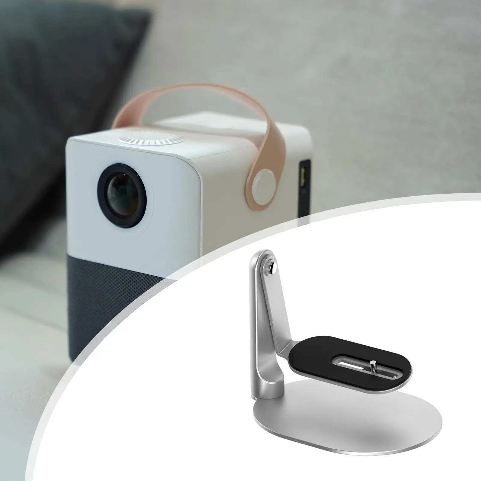 

Projector Mount Portable 360 Degree Rotatable Hotel Desktop Projector Stand
