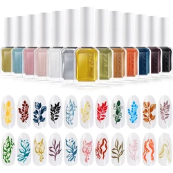KADS Professional 11ml 24 Colors Nail Stamping Polish Gold Silver Nails Art Varnish for Stamping Plate DIY Nail Printing Polish
