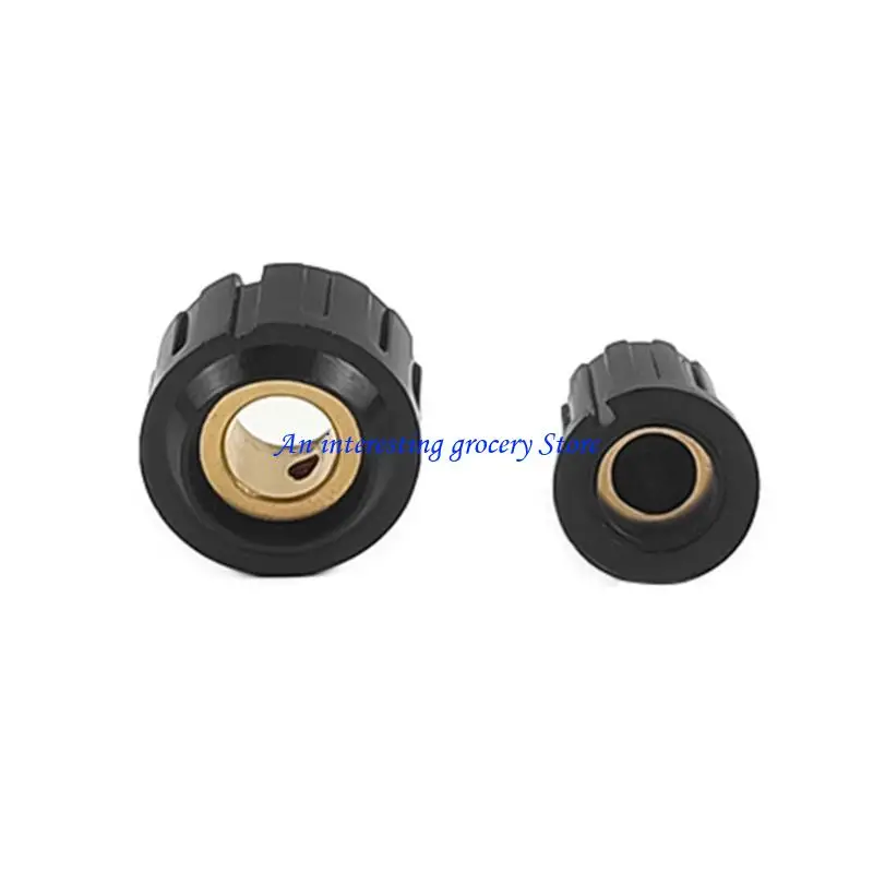 652D 2Pcs Plastic Potentiometer Control Knob Guitar Volumes Control Knob Universals Amplifier Knob Easy to Install