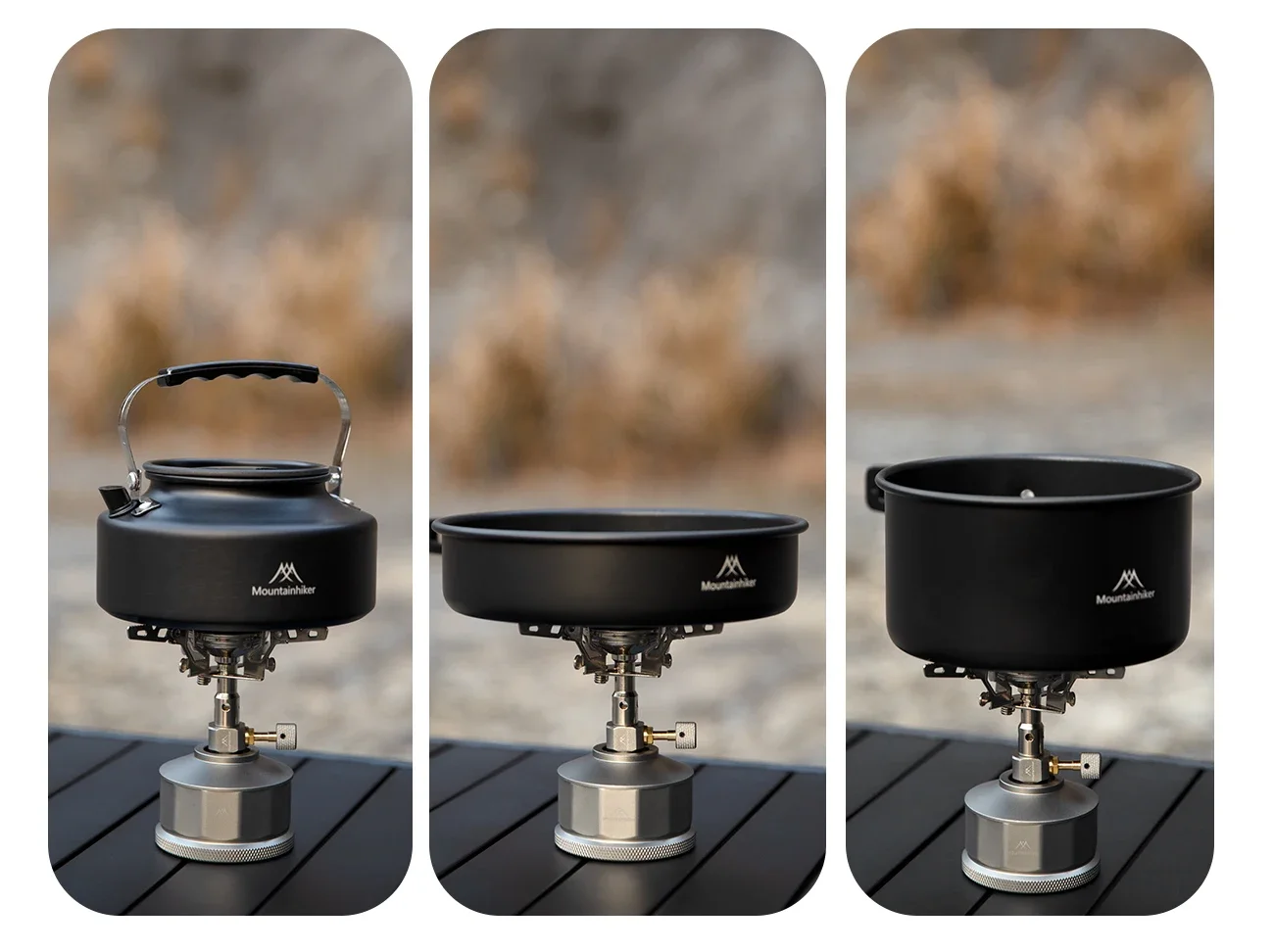 Mountainhiker Camping-Lichtofen 4-in-1-Set, tragbares Gaslampen-Brenner-Set für Outdoor-Camping, Wandern, Picknick, Überlebensausrüstung – Detail 8