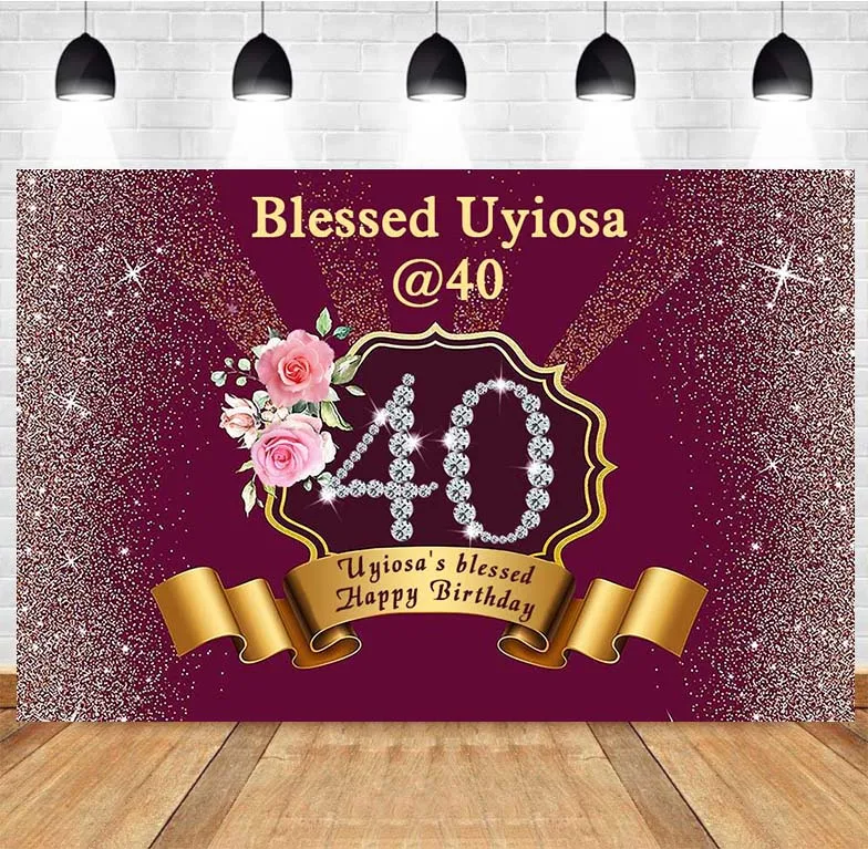 Balões brilhantes Coroa Dourada Fotografia Fundos Para Meninas Senhora Feliz Aniversário Festa Bolo Smash Decoração Banner Backdrops