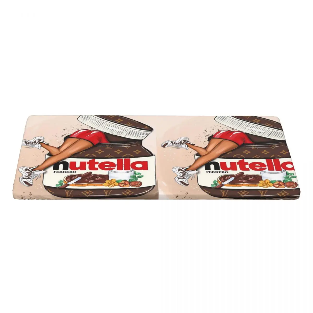Nutella Cutie Customized Rectangular Tablecloth Oilproof Table Cover for Dining Events Table Cloth