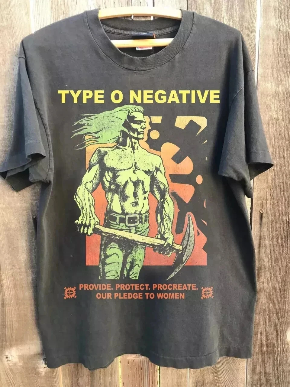 1995 Tipo O Negative Band Protection Procreate Camiseta para hombres y mujeres, casual, cómoda, moda urbana de manga corta