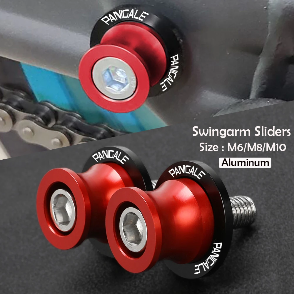 FOR DUCATI 1199 1299 899 959 Panigale S/SR V4 2012- 2023 2022 2021 MM Motorcycle accessories Swingarm Spools slider stand screws