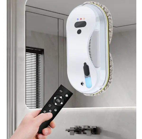 Робот-мойщик для окон, умный распылитель воды, робот-мойщик для окон, распознавание рамок, высокое всасывание, противоударный очиститель для окон