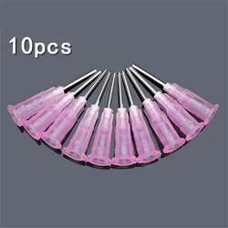 10Pcs 0.9mm Dispensing Needles Tips For Glue Dispensing Liquid Dispenser Syringe Injector Universal Blunt Tip For Welding Fluxes