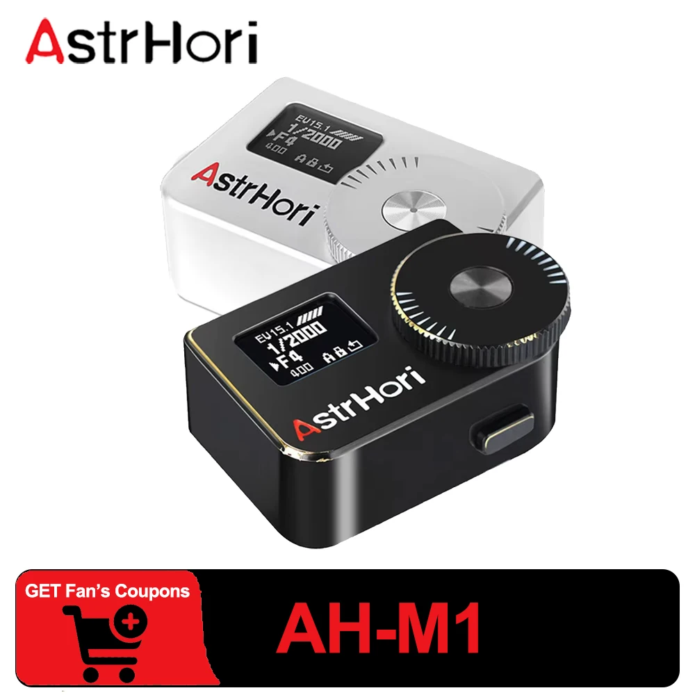 

AstrHori AH-M1 Light Meters 0.66" OLED Display Built-in 120mAh Lithium Battery ISO5-6400