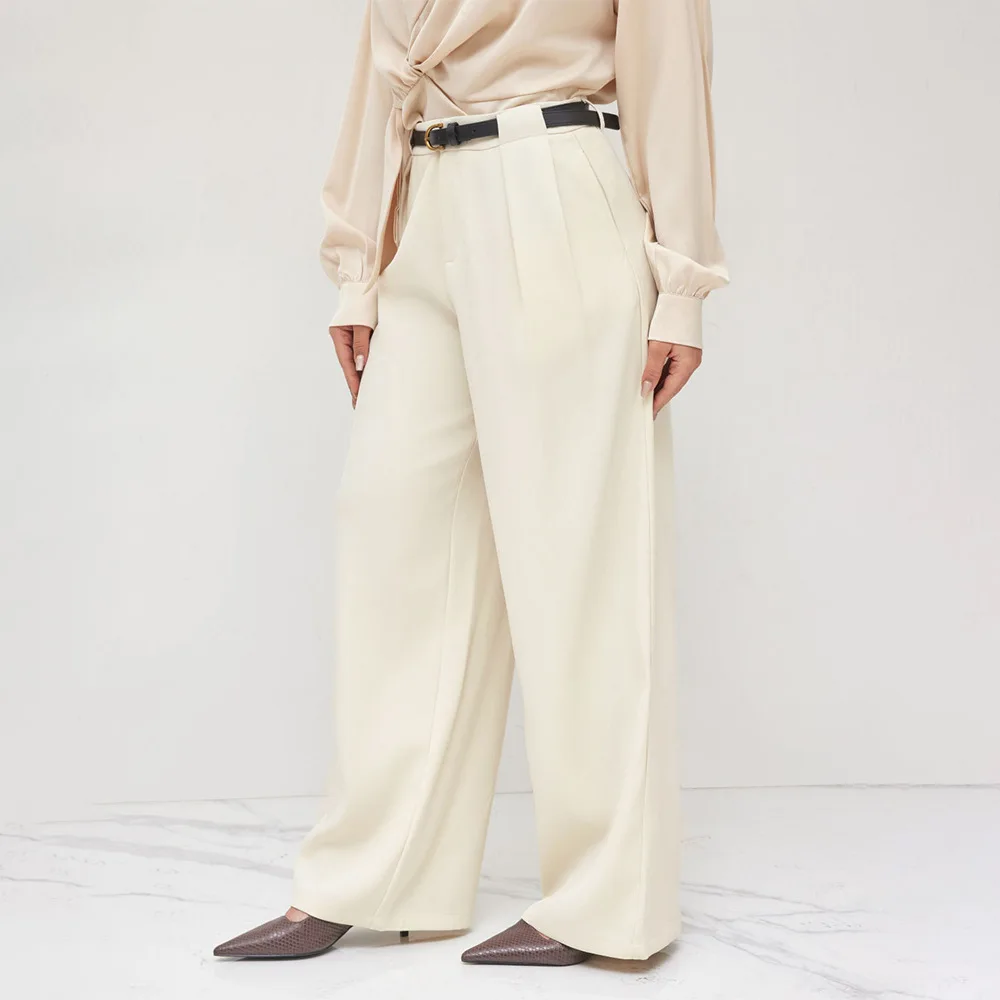 Loose Suit Pants Wide Leg Pants 2025 Autumn and Winter New Low-rise Straight Pants Elegant Commuting Trousers for Women