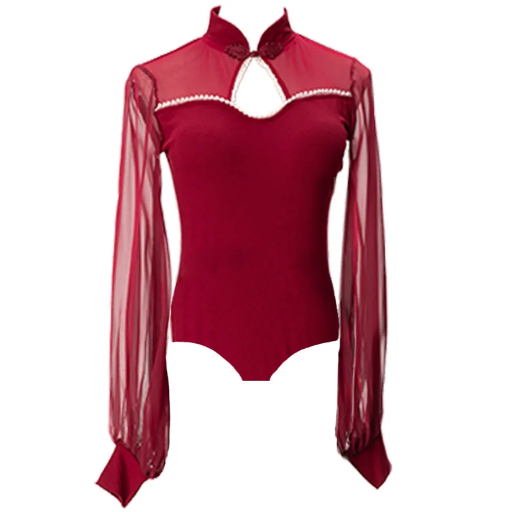 قميص الرقص الحديث للسيدات الراقية - ملابس التدريب والمدرب، مثالي لممارسة الآداب