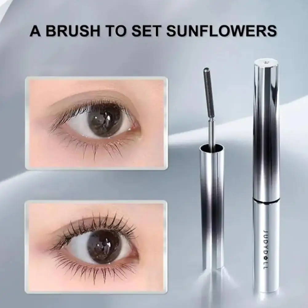 3d Mascara Verlenging Zwart Bruin Wimper Wimper Verlenging Wimpers Borstel Schoonheid Make-Up Langdragende Gouden Kleur Mascara