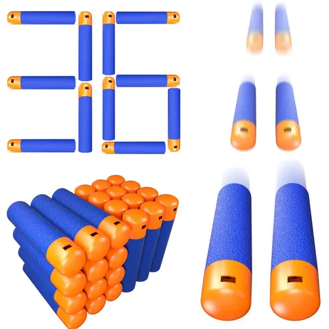 Nerf Mega Guns와 호환 가능한 메가 다트 리필 팩, N-Strike Mega 시리즈용 범용 메가 팩 리필 총알, 9.5cm, 72PCs Best5 Nerf Mega Guns와 호환 가능한 메가 다트 리필 팩, N-Strike Mega 시리즈용 범용 메가 팩 리필 총알, 9.5cm, 72PCs Best5