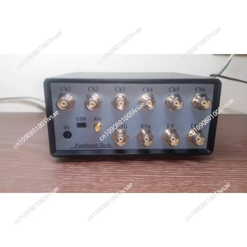 High Precision Digital Signal Delay Device TTL Signal Generator Counter 7 Channels Can Be Remotely Controlled