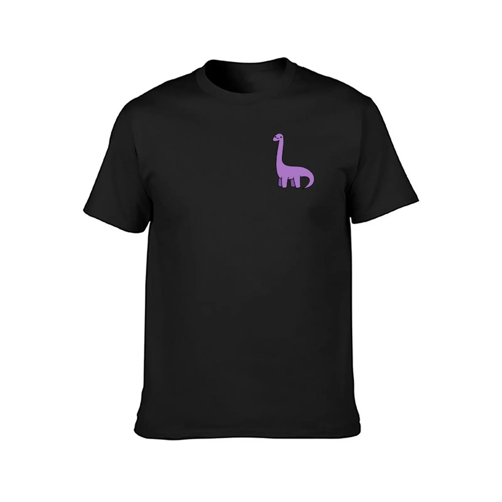 Long Neck Dino T-Shirt oversized anime blacks mens graphic t-shirts anime