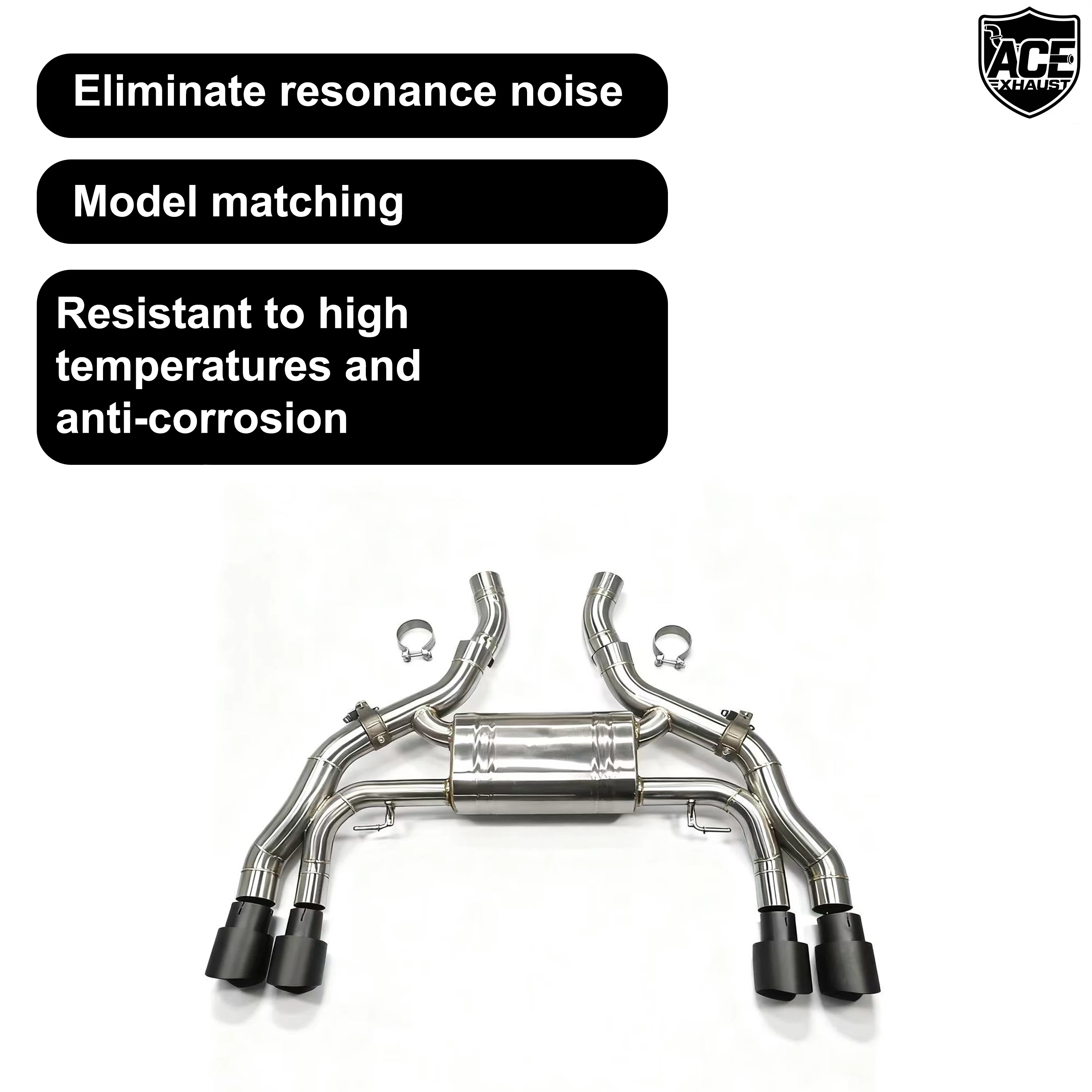 ACE Performance Auspuff Bestseller für BMW S58 X3M F97 X4M F98 3.0T Catback Valvetronic Schalldämpfer Auspuffanlage SUS304 Auspuffsysteme – Detail 5