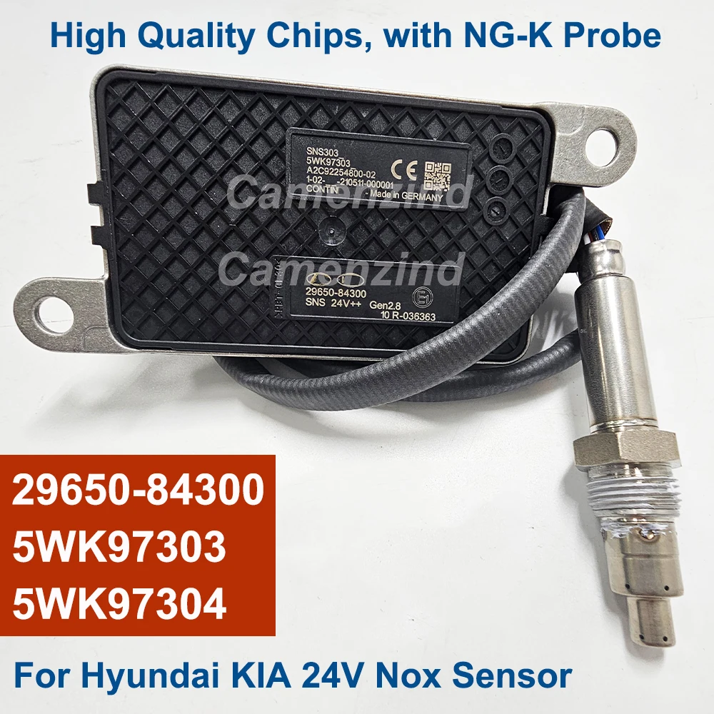 

В наличии, 2965084300 5WK97303 29650-84300 5WK97304 Новый датчик кислорода с азотом 24 В для Hyundai Kia Toyota