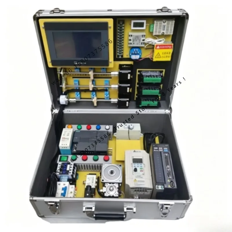 Customized S7-200 Smart PLC Training Kit Test Practice Box Learning HMI Touch Screen Programming Teaching For