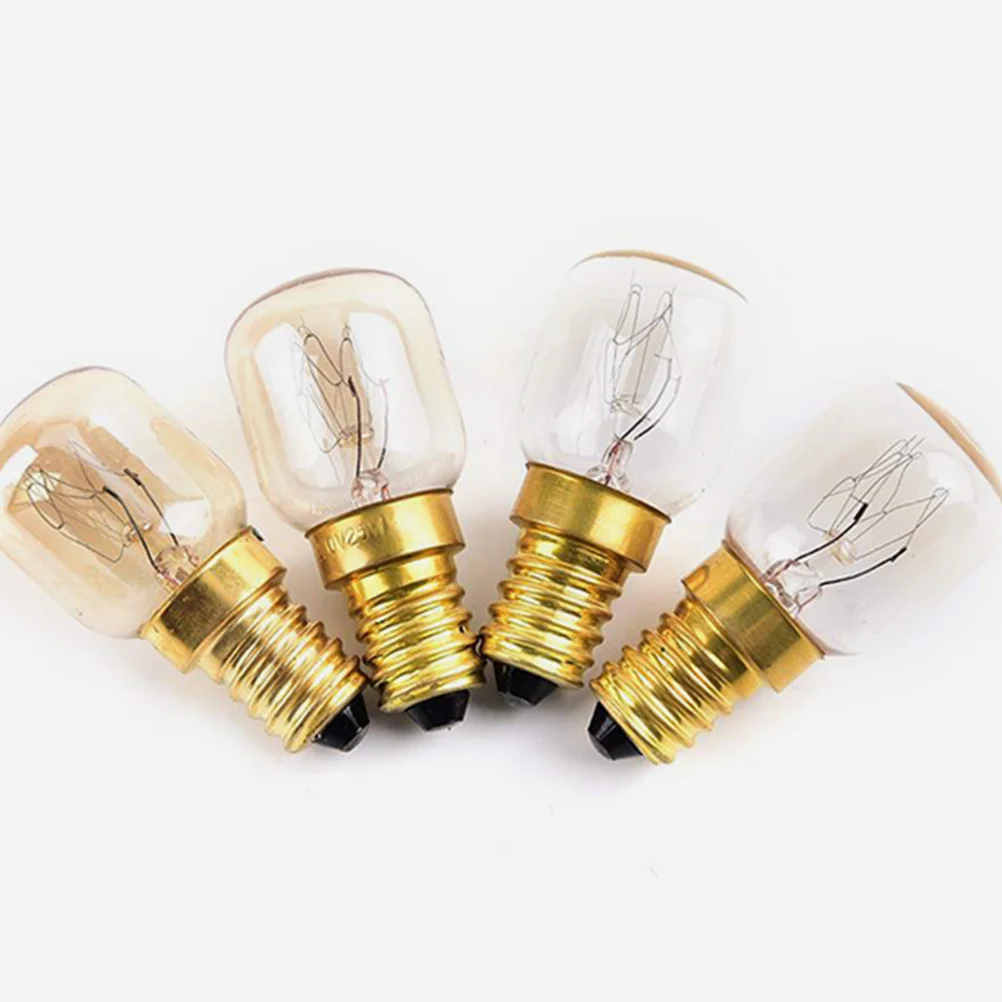 

8Pcs E14 Base Heat Resistant Bulbs 300 Degree Oven Light 2700k Warm White No Radiation Microwave Lamp