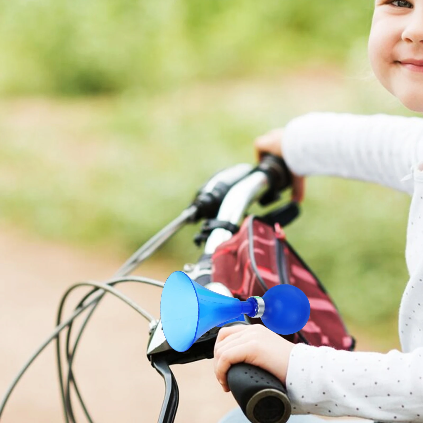 

6 pcs Air Pressure Horn Bike Bell Silicone Ringer for Kids Folding Cruiser Bikes Lightweight Clear Sound Handlebar Cycling