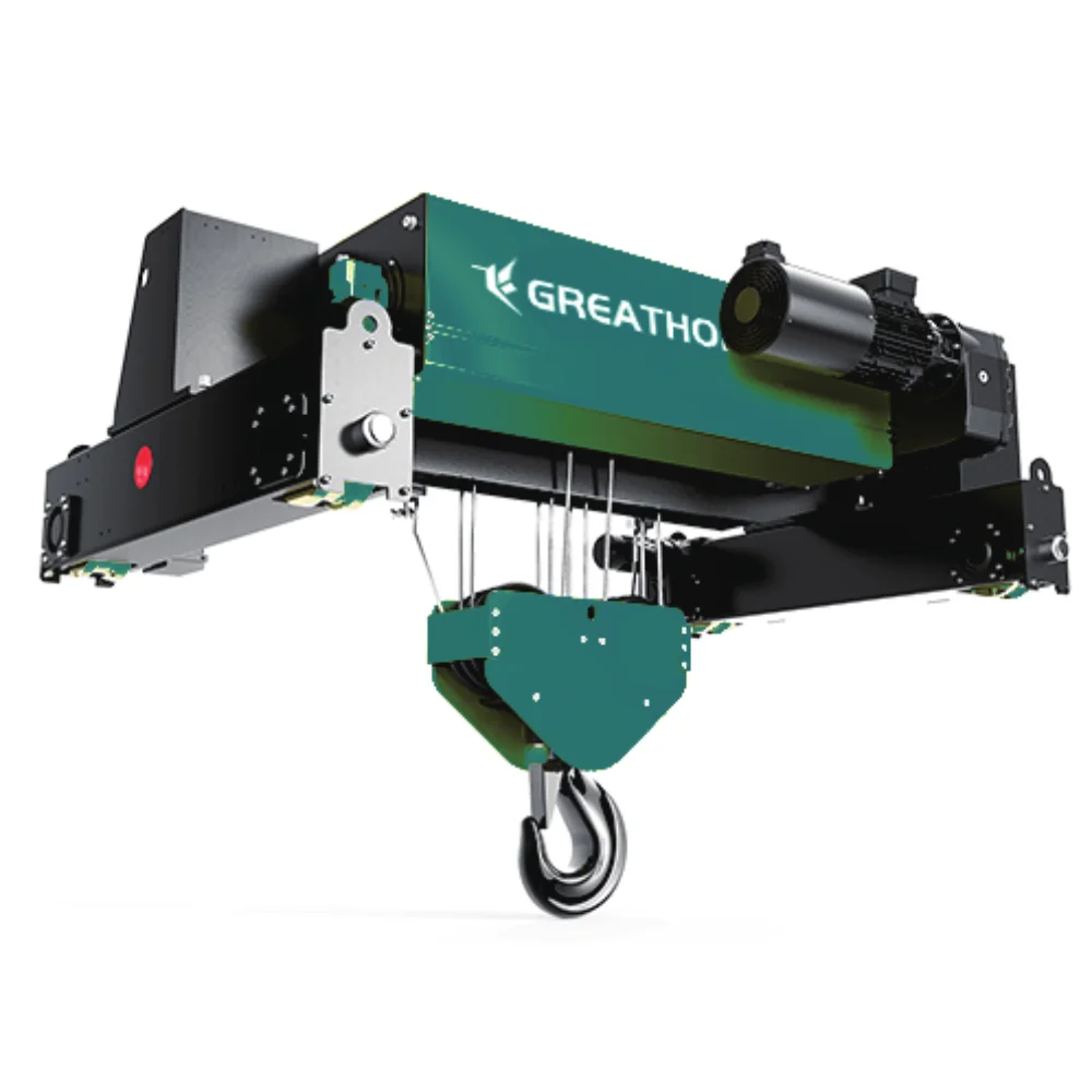 

European Electric Wire Rope Hoist 10t Double Rail Design for Crane Low Headroom Hoist