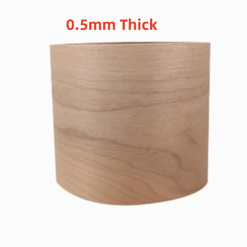 0.5mm Natural Light Walnut Wood Veneer for Minimalist Furniture Cabinet Doors DIY Craft Projects Panels Veneer  L: 250X18cm