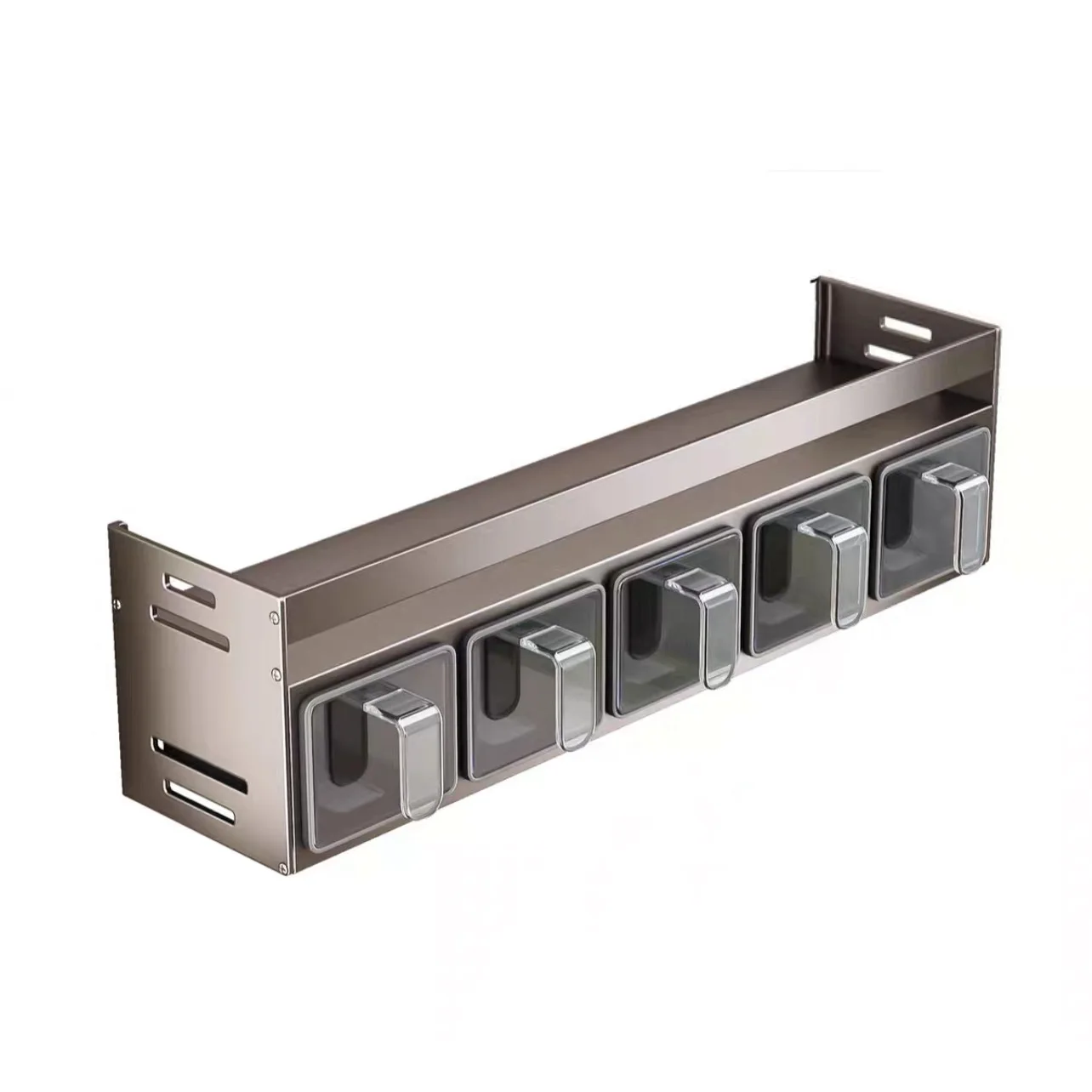 

Kitchen rack No punching Wall hanging Multifunctional condiment Seasoning box