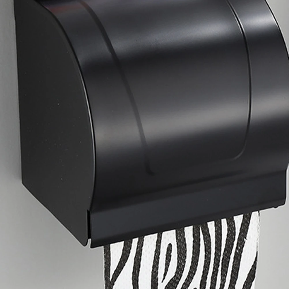 

Wall Mounted Tissue Box Bathroom Paper Holder Toilet Roll Dispenser Durable Smooth Edge Design Anti Rust Corrosion Proof Easy