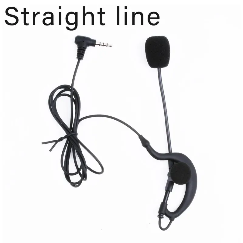 Muelle de micrófono/cable recto para EJEAS Vnetphone V6C XiNOWy V4C, 3,5mm