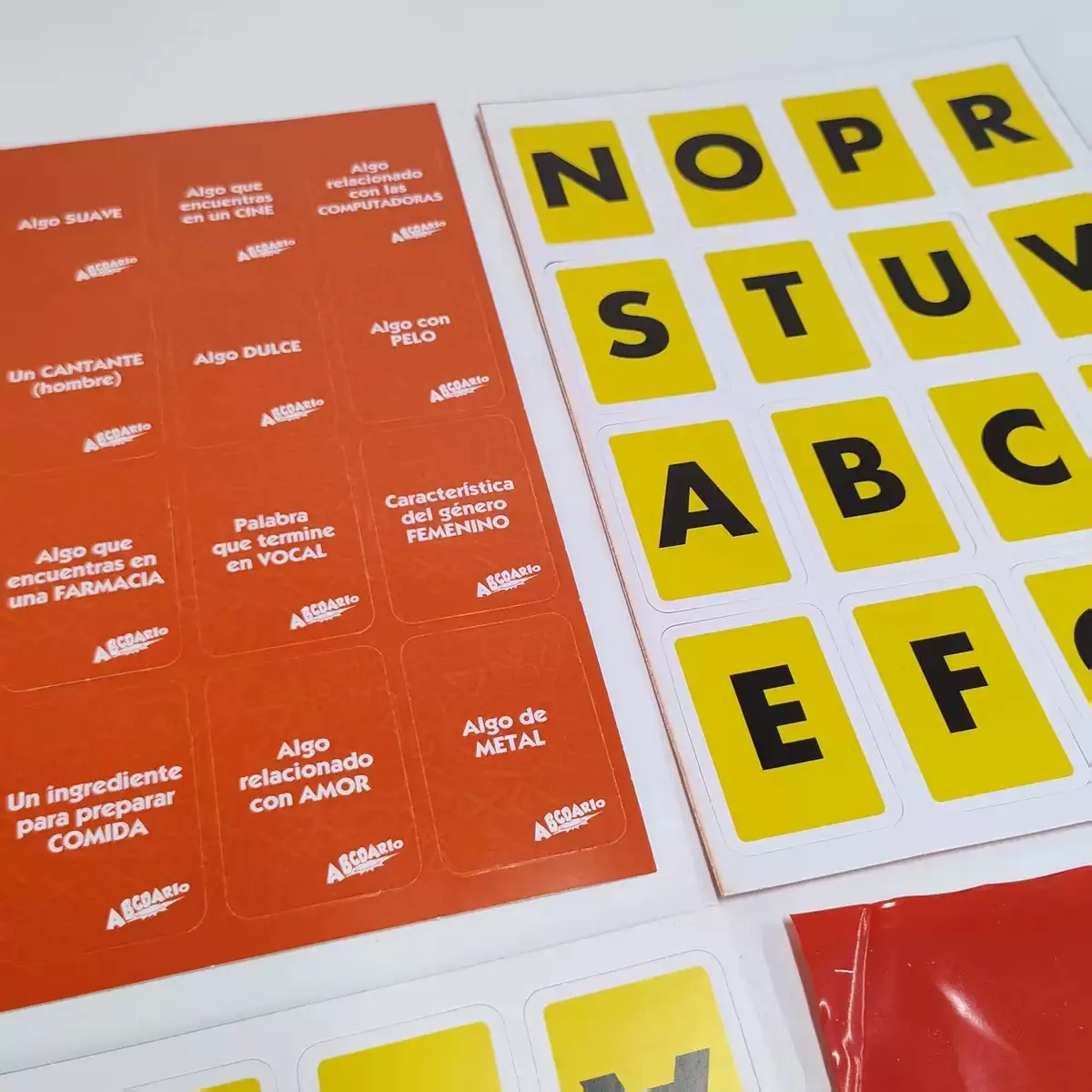 

Игровая карта Abcdario Western Language, карта с буквенным словом, портативная испанская настольная игровая карта