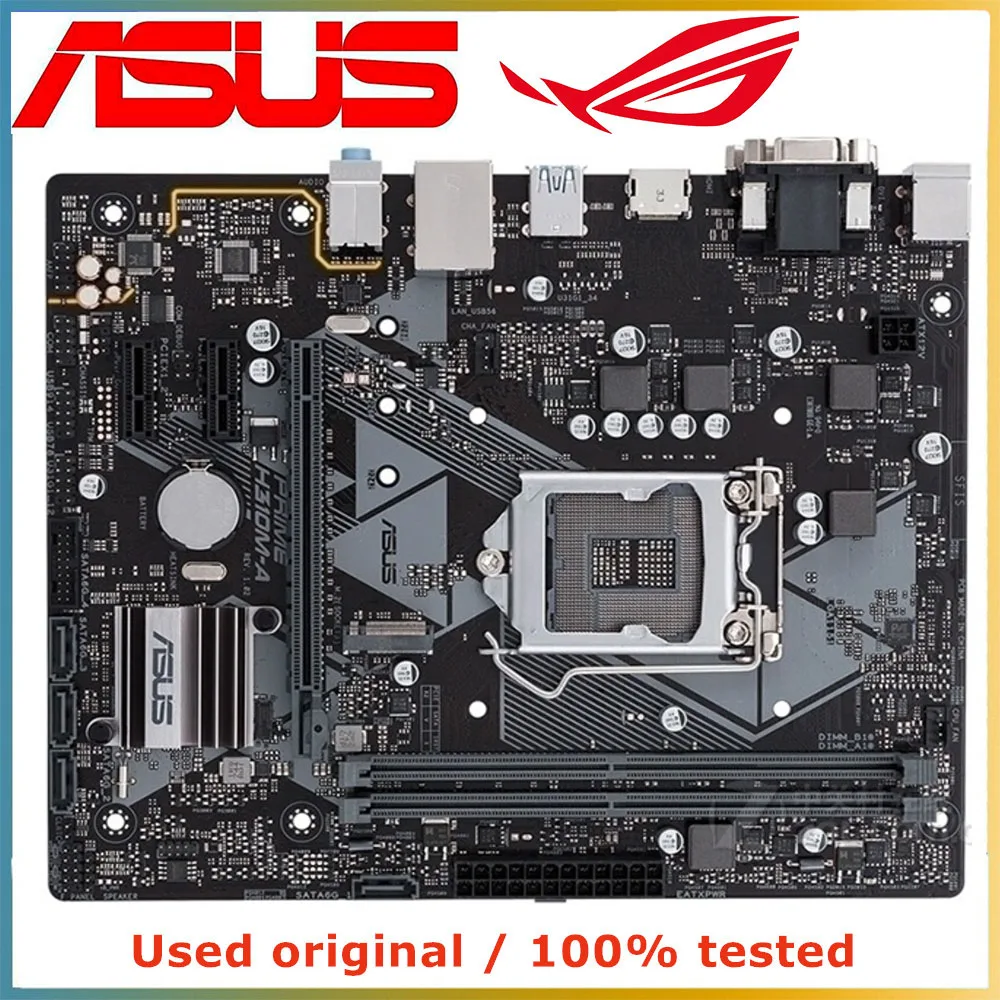 For ASUS PRIME H310M-A Computer Motherboard LGA 1151 DDR4 32GB For Intel H310 Desktop Mainboard PCI-E 3.0 X16