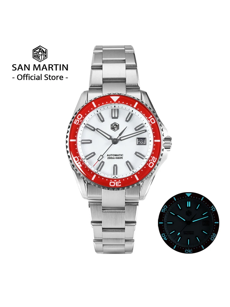 San Martin 2025 Diver Watch 39mm NH35 Automatic 200m Waterproof
