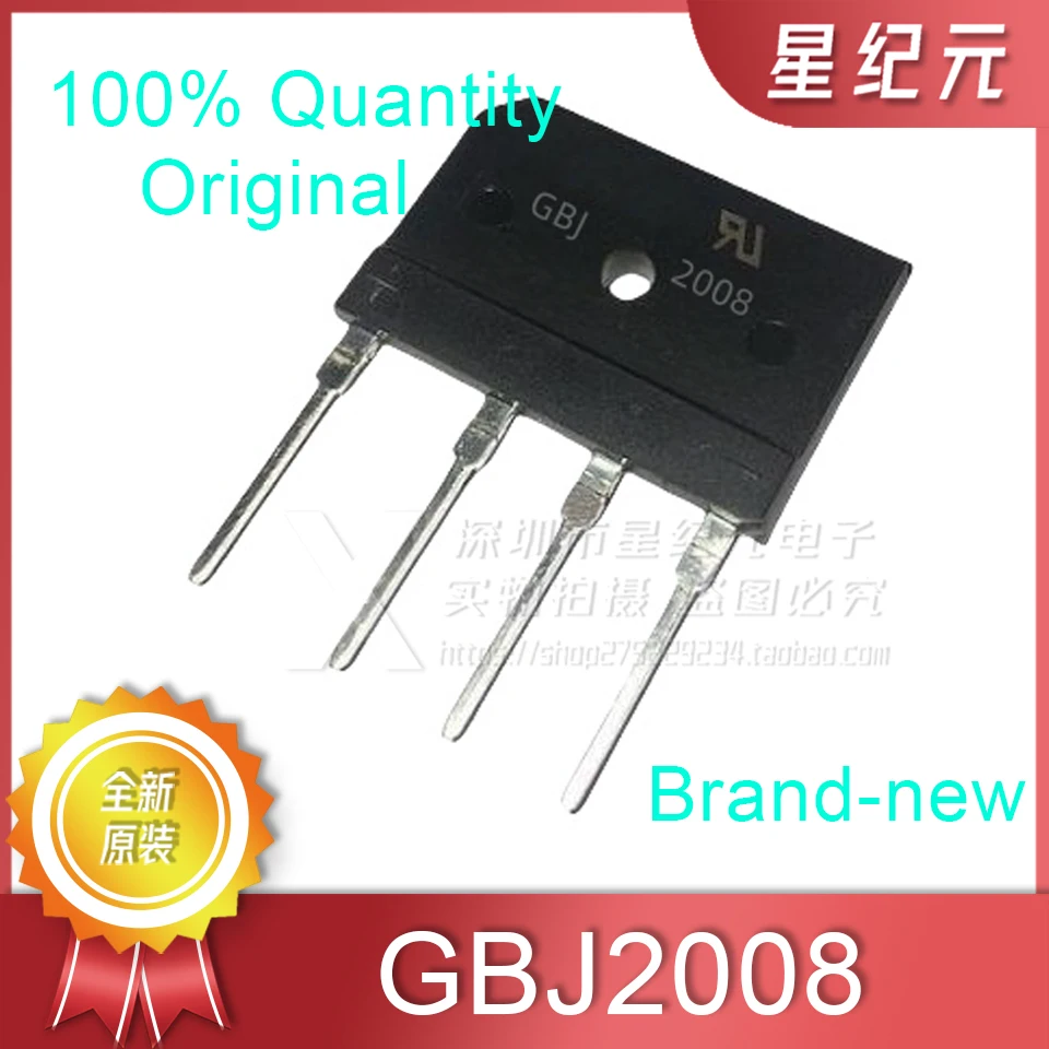 [IN STOCK]1 Piece GBJ2008 Original Induction Cooker Commonly Used Rectifier Bridge 20A800V Bridge Stack