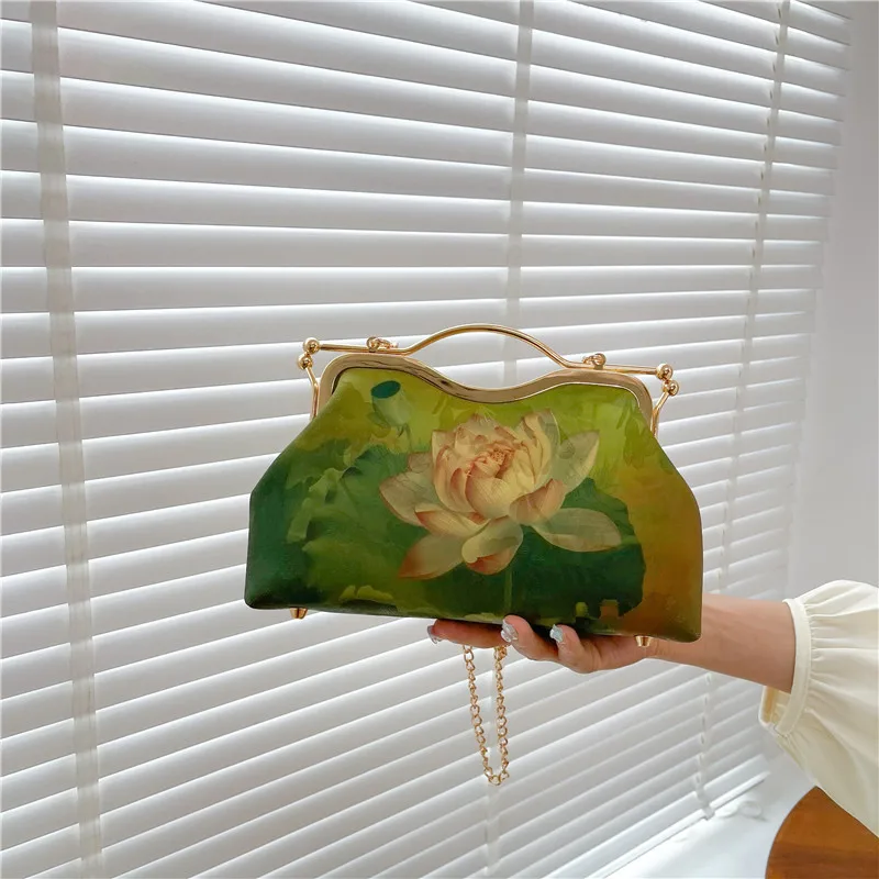 

Heavy Color Retro Qipao Bag Shoulder Bags Crossbody Bag Trendy Fashion Handbag Runway Bags Handbag