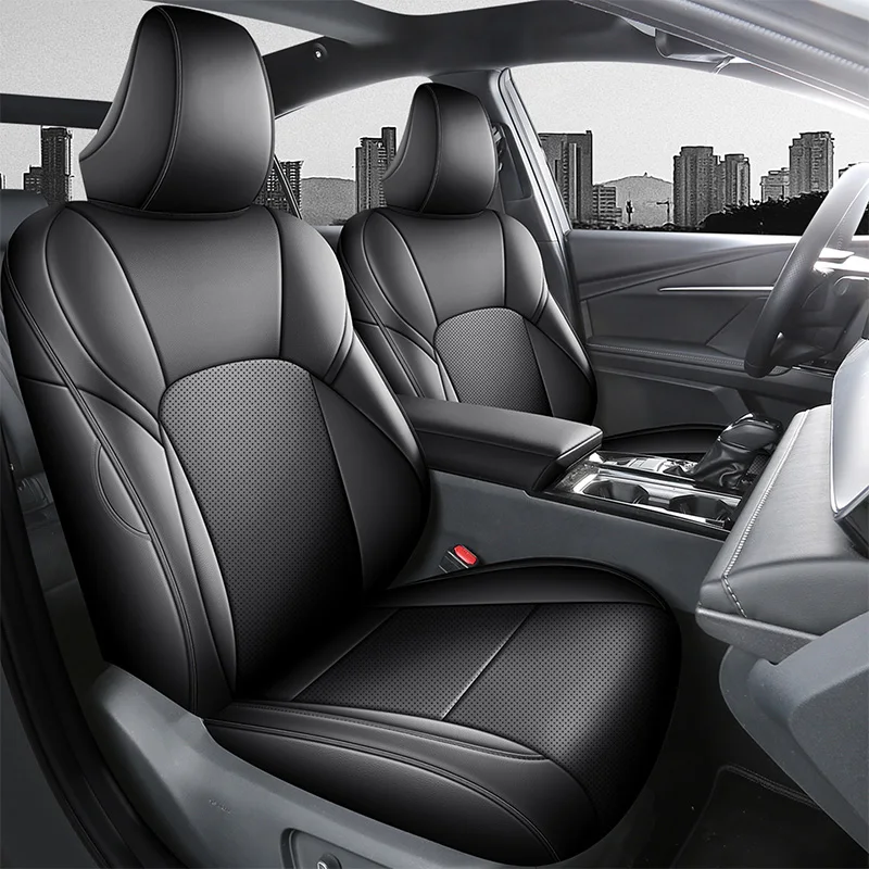 

Специальные автомобильные чехлы на сиденья для Toyota BZ5 2025, водонепроницаемая кожаная подушка, защитный чехол для автомобильного сиденья, многофункциональные аксессуары