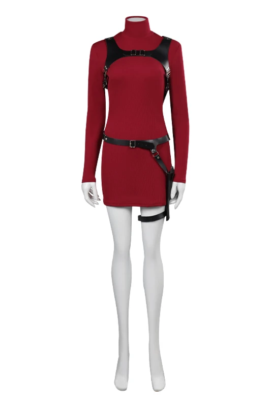 Evil 4 Remake Ashley Graham Cosplay Kostuum Jurk Jurk Rok Outfits Spel Halloween Carnaval Feestpak Voor Volwassen Vrouwen Meisjes