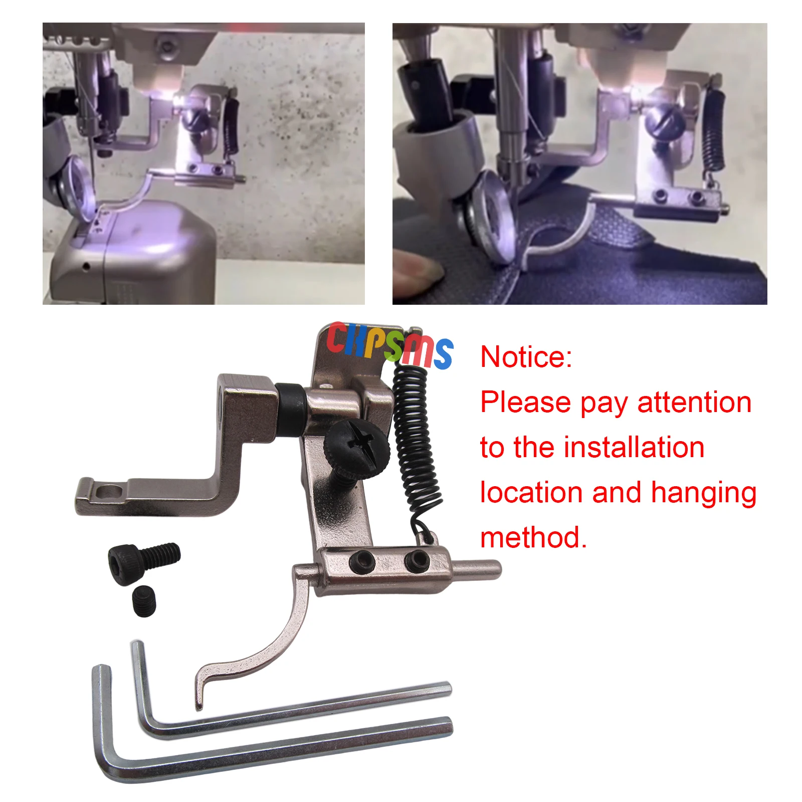 1SET #KP-19348 New Type Suspended Edge Guide FOR PFAFF 591 & More Post-Bed Sewing Machines